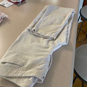 J. Jill Corduroy Pants Straight Leg Cream Size 8